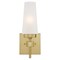 Westinghouse Fixture Wall 60W E12 Chaddsford Champagne Brass Frosted Glass 6353000 - alternate 1